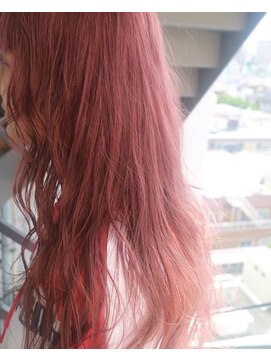 スウィートルーム 代官山(sweet room) salmon pink hair