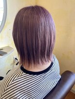 ラ ブリエ 成田公津の杜(La briller)&nbsp;切りっぱなしボブ×ピンクパープルカラー