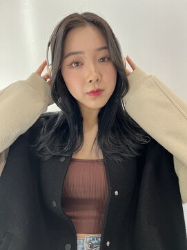 ゲーム 原宿店(GAME) インナーカラー/ダブルカラー/ミルクティーベージュ/ボブ