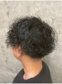 波巻きパーマ メンズ