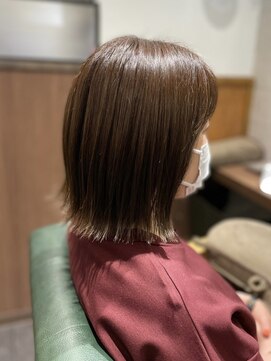 ルームヘア 笹塚店(Room hair) ボブ/グレージュ/大人女性/レイヤー/ショート[笹塚]