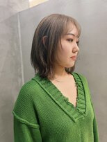 テトヘアー(teto hair) ベージュ　ウルフ　ハイトーン