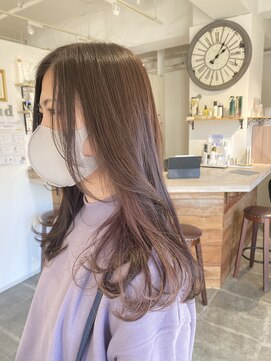 アヘッド(ahead) ラベンダーピンクインナーカラー