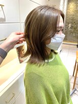 ビーハイブ 一番町店 アヴェダ(BEHIVE) ミルクティーベージュ