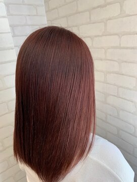 ロマンヤカタ ファース(ROMAN YAKATA fars) 韓国　艶髪　ピンクブラウンカラー　＠田代3/11