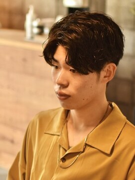 リム メンズヘア(LIM men's hair) 無造作センターパート【メンズカット/メンズヘア】