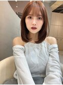 韓国レイヤー 1カール内巻き 前髪 haruhi【大宮】