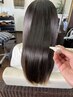 【髪質改善☆扱いやすい髪へ】カット+電子トリートメント 長さ一律¥5500円