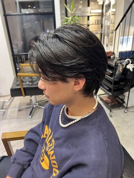 トレス(TRESS) メンズショートボブ 毛流れショート ウルフショート