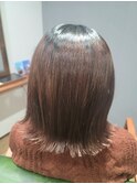 切りっぱなしボブ