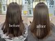 ゼスト クレス(ZEST Cres)の写真/立川駅徒歩3分◆1人1人のクセ・ダメージに合った薬剤をセレクト♪柔らかい自然なストレートで艶髪を表現