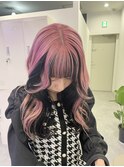 ピンク×ブラック