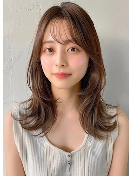 ブロウ ネックス ザ サロン 表参道(VLOW nex the salon) セミディ.グレージュ.赤み消し.脱白髪染め.レイヤー