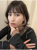 アンニュイパーマボブ
