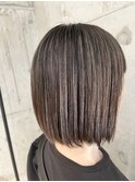積み重ねて作る地毛にハイライト/福岡地毛にハイライト