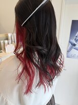 ケーアンドケー(K&K)&nbsp;◆インナーカラー◆レッド◆暖色系カラー