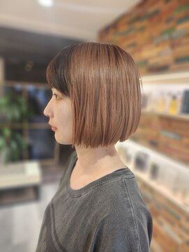 リコ エスト 上野店(lico est) ボブ　ツートンカラー