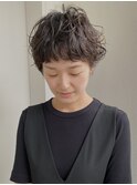 ショートパーマ/オン眉