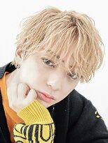 オーシャントーキョー ウエスト(OCEAN TOKYO WEST) 波巻きパーマハイトーンシースルーマッシュ