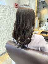 セプトヘア(sept hair)&nbsp;ロングレイヤー　グレージュカラー