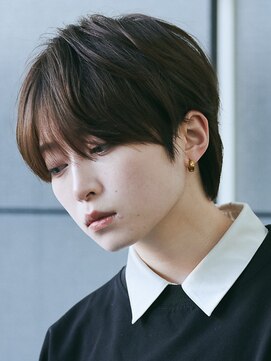 エルマーク 渋谷(L-MARK) シースルーマッシュナチュラルマッシュメンズ韓国ツーブロック