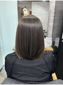マットグレージュカラー/髪質改善トリートメント