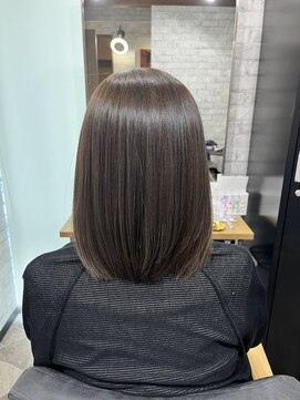 ベルポ(Bellpo) マットグレージュカラー/髪質改善トリートメント