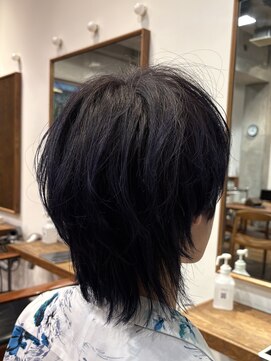 シルフィ(sylph) ウルフカット/ネイビーパープル