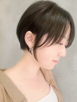 エリマ 横浜西口(elima)&nbsp;横浜西口大人ショートボブココアベージュイルミナグレージュ30代