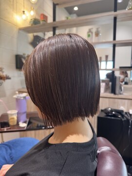 チアー ヘアリラクゼーション(cheer HAIRRELAXATION) 切りっぱなしボブ