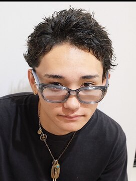 ビカムメンズヘアー 栄店(become men's hair) かきあげスパイキーショートアクティブショート短髪無造作