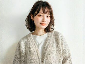 ユニバイリサ 天神大名店(uni by risa)の写真/顔周りレイヤーでトレンド感UP！結んでもかわいいヘアをデザイン♪セットやアレンジも提案してくれる美容室