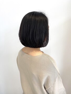 サム 横浜 大倉山(Sum) 50代60代首元を出しすぎない丸みボブヘア