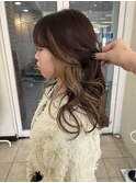 ふんわり甘めの透明感ブラウンカラー♪