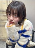 顔まわりレイヤーボブ　　スタイリスト國枝