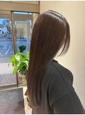 レイヤーロングヘアー