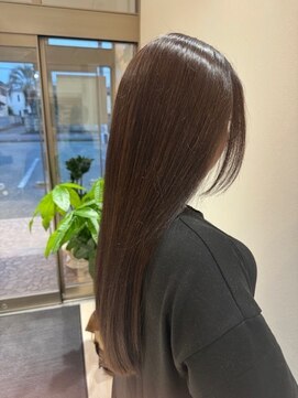 レイヤーロングヘアー