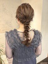 メク(meku)&nbsp;お呼ばれ編みおろしhair＊