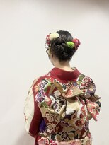 アクティフ(actif) 成人式着付け サイドシニヨン