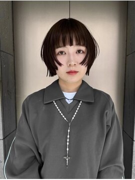 ゴートゥデイ 福岡大名Bellus店(GO TODAY) ボブウルフ/ウルフカット/前上がりボブ/顔周りウルフ/姫カット