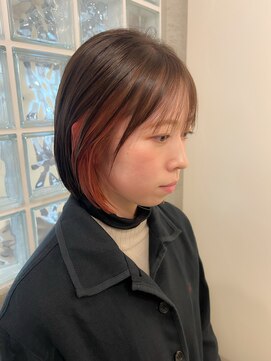 イマ 名駅店(ima) ボブ/インナーカラー/ピンク
