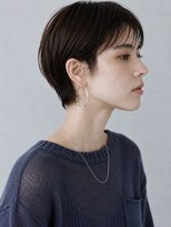 サーカス バイ ビュートリアム 青山(CIRCUS by BEAUTRIUM)&nbsp;耳掛けショート 黒髪ショート　ショートヘア　ショートカット
