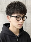 ダウンバングパーマルーズショートラフパーマアクティブショート