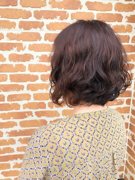 ヘアメイク リーフ 茂原店(HAIRMAKE Leaf) ゆるふわフェミニンボブ