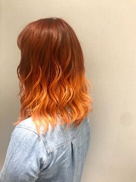 アッシュ 田無店(Ash) グラデーション×オレンジ