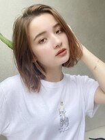 ネックス 表参道本店(nex)&nbsp;【coall 表参道】切りっぱなしボブ