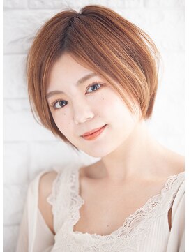 リル 7F 銀座(Rire) 【Rire-リル銀座-】ひし形小顔耳かけショートボブ☆