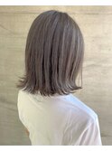 20代30代艶感ゆるふわ♪髪質改善カラーミルクティーベージュ