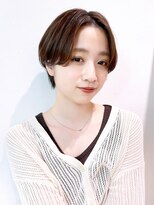 アイティー バイ アルバム 中野店(IT by ALBUM)&nbsp;ハンサムショート_くびれヘアツートンカラーアースカラー_28611