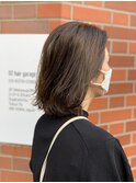 【117hairgarage】ハイライト_ベージュカラー_ボブ